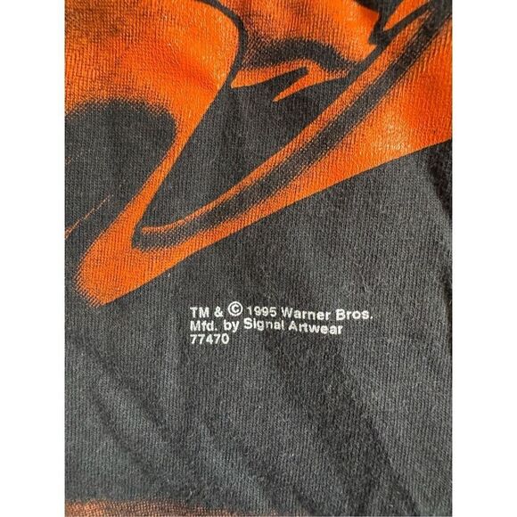 90s Vintage 1995 Wylie Cayote All Over Print Looney Tunes T-Shirt sz L Retro - Picture 4 of 8